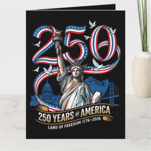 250 Jaar Amerika Herdenking 1776 2026 Kaart
