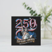 250 Jaar Amerika Herdenking 1776 2026 Menu (Staand voorkant)