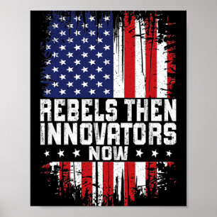 250 Jaar Amerika Herdenking 1776-2026 Onafhankelij Poster