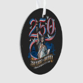 250 Jaar Amerika Herdenking 1776 2026 Ornament (voorkant)