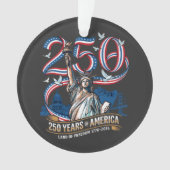 250 Jaar Amerika Herdenking 1776 2026 Ornament (voorkant)