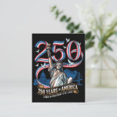 250 Jaar Amerika Herdenking 1776 2026 Save The Date (Staand voorkant)