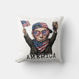 250 Jaar Amerika Herdenking 1776 Lincoln Abe Kussen