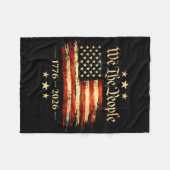 250 Jaar Amerika Herdenking 250e Onafhankelijkheid Fleece Deken (Voorkant (Horizontaal))