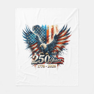 250 Jaar Amerika Herdenking 250e Onafhankelijkheid Fleece Deken