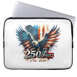 250 Jaar Amerika Herdenking 250e Onafhankelijkheid Laptop Sleeve