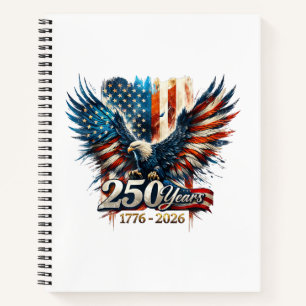 250 Jaar Amerika Herdenking 250e Onafhankelijkheid Notitieboek