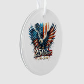 250 Jaar Amerika Herdenking 250e Onafhankelijkheid Ornament (voorkant)