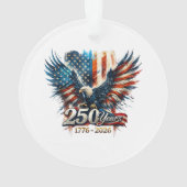 250 Jaar Amerika Herdenking 250e Onafhankelijkheid Ornament (achterkant)