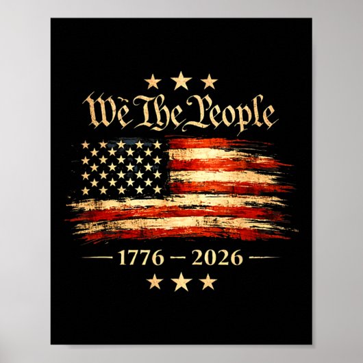 250 Jaar Amerika Herdenking 250e Onafhankelijkheid Poster (Voorkant)