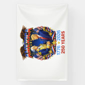 250 Jaar Amerika Herdenking 250e Spandoek (Verticaal)