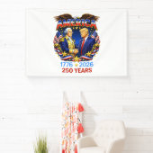 250 Jaar Amerika Herdenking 250e Spandoek (Insitu)