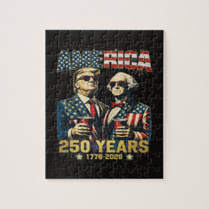 250 Jaar Amerika Herdenking 250e Trump Legpuzzel