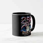 250 jaar Amerika jubileum 1776 2026 Mok (Voorkant rechts)