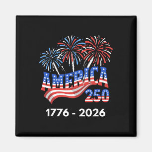 250 Jaar Amerika Jubileum 250e Onafhankelijkheid D Magneet