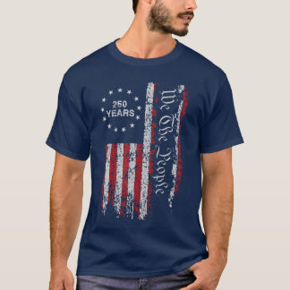 250 Jaar Amerika Jubileum 250e Onafhankelijkheid D T-shirt