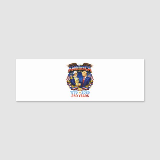 250 Jaar Amerika Jubileum 250ste Naamplaatje (Voorkant)