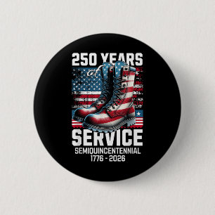 250 Jaar Amerika Jubileum 250ste Onafhankelijkheid Ronde Button 5,7 Cm