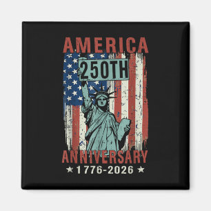 250 jaar Amerika Jubileum 4 juli Onafhankelijk Magneet
