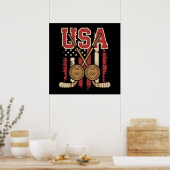 250 jaar Amerika jubileum Poster (Keuken)