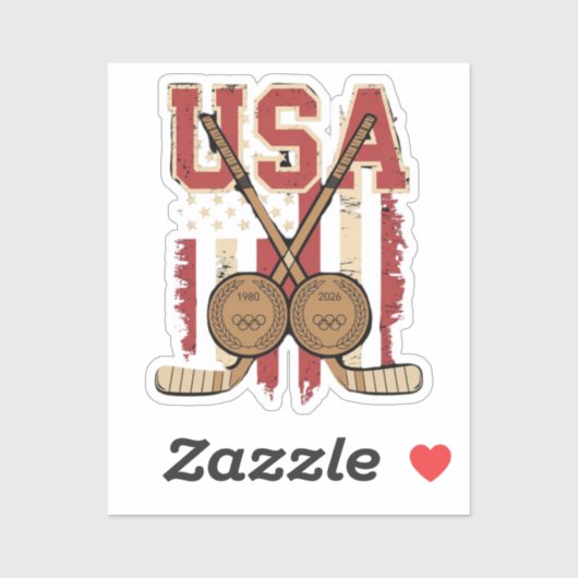 250 jaar Amerika jubileum Sticker (Vel)