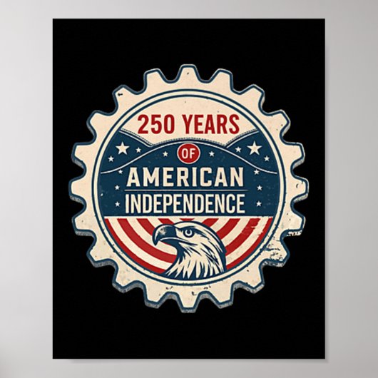 250 jaar Amerika Jubileum - USA 250th Independant Poster (Voorkant)