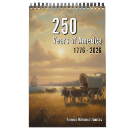 250 Jaar Amerika Kalendar, Amerikaanse Geschiedeni Kalender