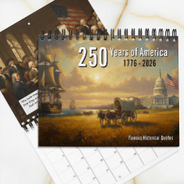 250 Jaar Amerika, Patriottisch, Amerikaanse Geschi Kalender