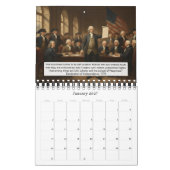 250 Jaar Amerika, Patriottisch, Amerikaanse Geschi Kalender (Jan 2027)