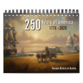 250 Jaar Amerika, Patriottisch, Amerikaanse Geschi Kalender (Hoes)