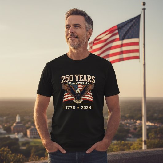 250 Jaar Amerika T-shirt
