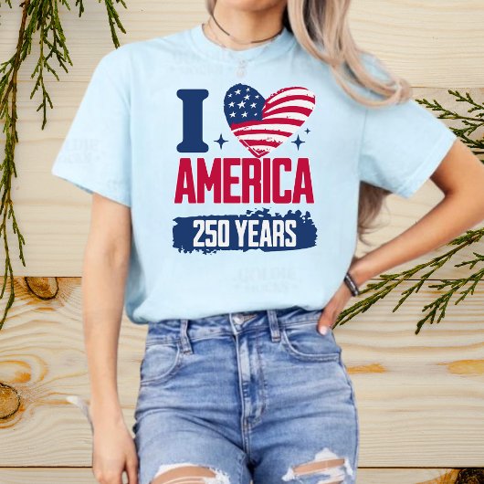 250 jaar Amerika T-shirt