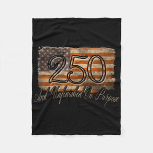 250 Jaar Amerika Verjaardag 1776-2026 Onafhankelij Fleece Deken