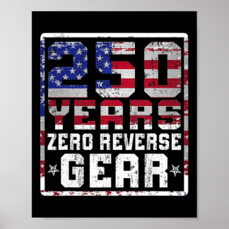 250 Jaar Amerika Verjaardag 1776-2026 Onafhankelij Poster