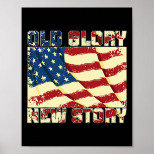 250 Jaar Amerika Verjaardag 1776-2026 Onafhankelij Poster