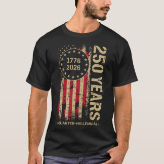 250 Jaar Amerika Verjaardag 250e Onafhankelijkheid T-shirt