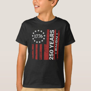 250 Jaar Amerika Verjaardag 250e Onafhankelijkheid T-shirt