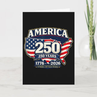 250 Jaar Amerika Verjaardag 250e Verjaardag Vr Kaart