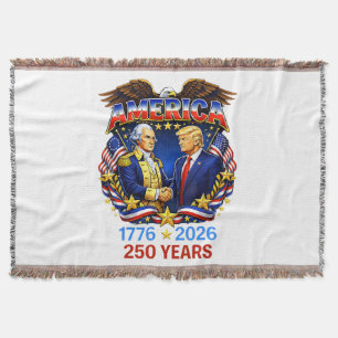 250 Jaar Amerika Verjaardag 250ste Deken