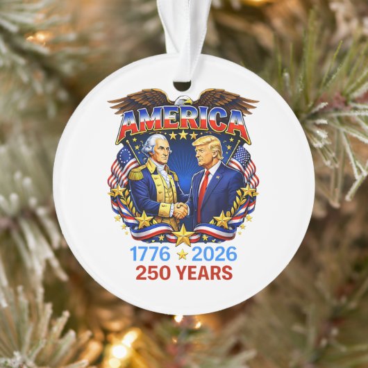 250 Jaar Amerika Verjaardag 250ste Ornament (Boom)