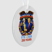 250 Jaar Amerika Verjaardag 250ste Ornament (voorkant)