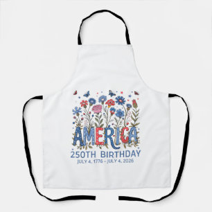 250 Jaar Amerika Verjaardag VS 250e Verjaardag F Schort