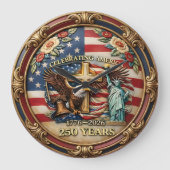 250 jaar Amerika vieren Grote Klok (Voorkant)