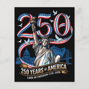 250 Jaar Amerika Viering 1776 2026 Flyer