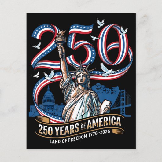 250 Jaar Amerika Viering 1776 2026 Flyer (Voorkant)