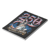 250 jaar amerika viering 1776 2026 notitieblok (Linkerzijde)