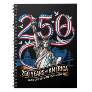 250 Jaar Amerika Viering 1776 2026 Notitieboek