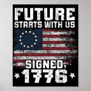 250 Jaar Amerika Viering 1776-2026 Onafhankelijkhe Poster