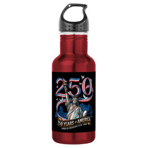 250 jaar Amerika viering 1776 2026 Waterfles