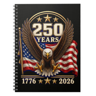 250 Jaar Amerika viering 250e Notitieboek